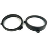 Subaru Forester 6.5" Black Front Door Speaker Spacers (2003-2023)