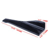 2 x 48CM Universal Carbon Fiber Rear Bumper Lip Spats