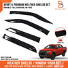 Isuzu D-Max Ute Weather Shield Window Visor Rain Guard (2024-2025)