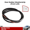 Door Rubber Seal Weatherstrip Front LH Fits Honda Civic DX EX SED 4D 1988-91 D06