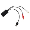 Universal USB Car Audio Adapter with USB Connectors