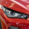 Infiniti Q50 Piano Black Headlight Eyelid Eyebrow Covers (2014-2020)