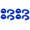 Nissan Maxima 300ZX Blue Aluminum Rear Sub Frame Bushing Collars Set