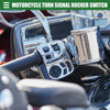 Motorcycle Universal Turn Signal Rocker Switch 4 Pin 3 Position Switch