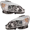 Halogen Headlight Set For 2008-11 Mercedes Benz C300