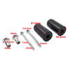 Yamaha & Suzuki White Frame Sliders Anti Crash Protectors
