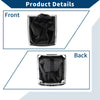 Ford Focus Car Gear Shift Stick Gaiter Black Blue Leather (2005-2012)