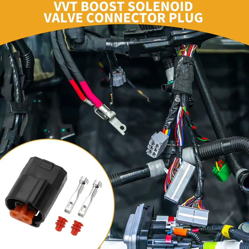 Suzuki Honda 2 x Pin VVT Boost Solenoid Valve Connector Plug