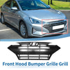 Hyundai Elantra 2019-2020 Black Front Upper Bumper Grille