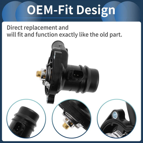 Chevrolet Cruze Engine Coolant Thermostat Housing Assembly (2011 - 2015)