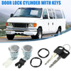 Ford E150 Door Lock Cylinder Set with Key (1992-2014)
