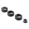 Honda Civic (2022 - Present) Black 4 x AC Climate Control Knob Ring Covers