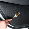 Honda Civic 4 x Anti-Kick Panel Cover Carbon Fiber Leather (2006–2011)