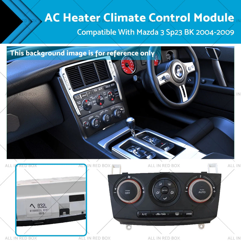 Mazda 3 SP23 AC Heater Climate Control Module (2004-2009)