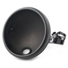 Harley Motorcycle Matte Black 7" LED Headlight Shell w/ Bracket