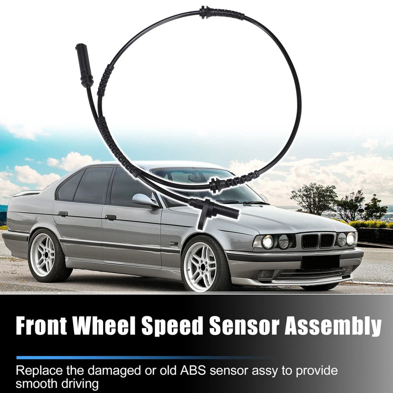 BMW 528i Base 3.0L Front Left Right ABS Wheel Speed Sensor