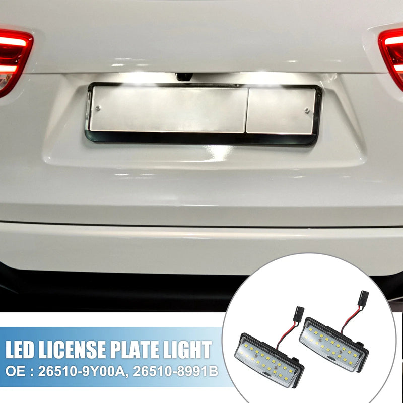 Nissan Altima White 3528SMD LED License Plate Lights (2016-2018)