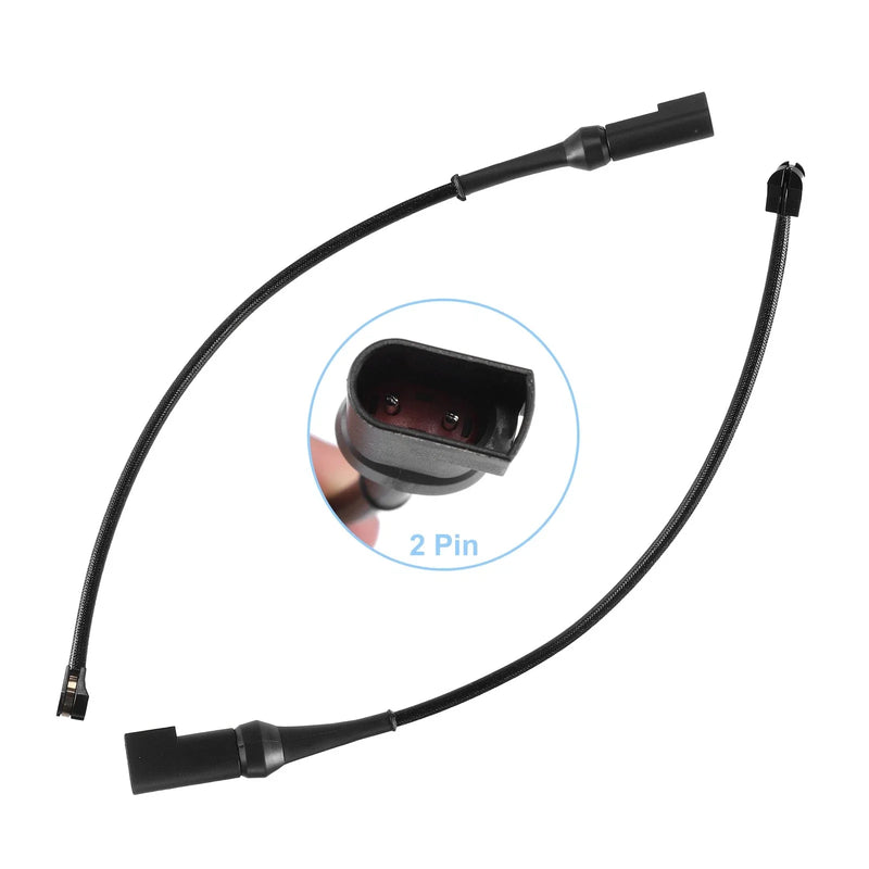 Ford Transit - Plastic Rubber Black 2 x Front Brake Pad Sensor (2014-2023)