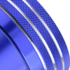 Dodge Durango 3 x Blue Air Condition Audio Switch Knob Trim Rings (2014-2019)
