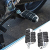 Motorcycle Pair 10mm Aluminum Footrest Footpeg Foot Rest Peg