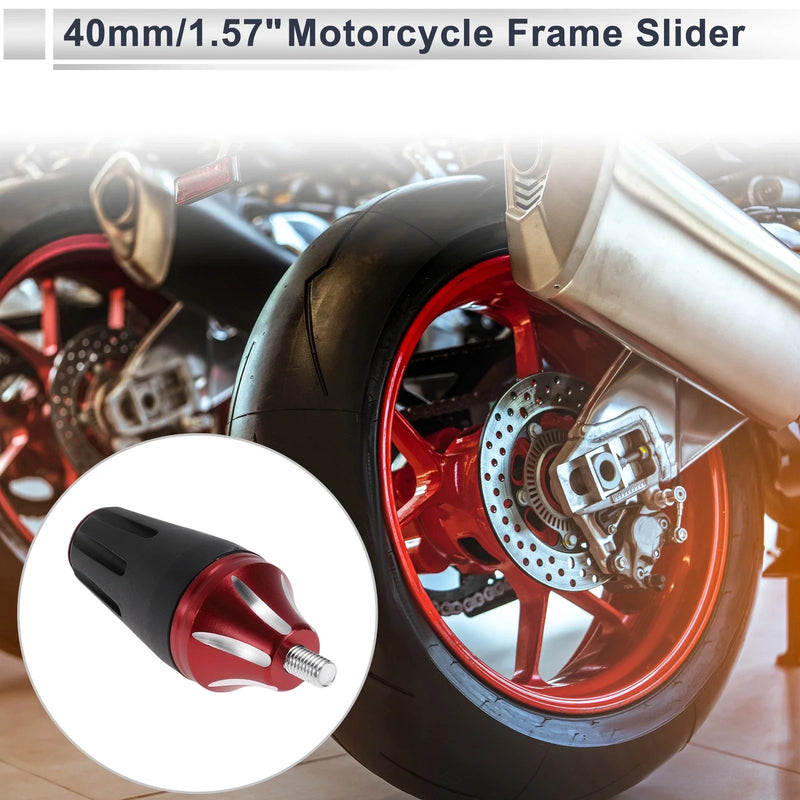 Make Model 8mm Aluminum Alloy Slider Frame with Bolt 1 Set Red