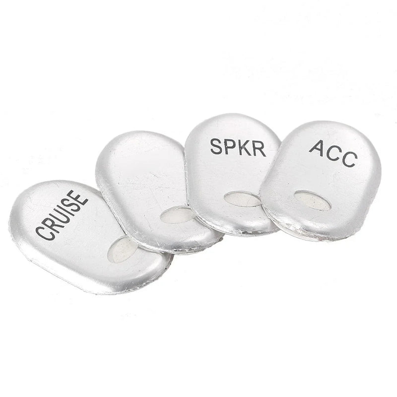 Harley Touring FLHT FLTR Stainless Steel Rocker Panel Switch Button Cover (2009-2023)