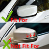 Honda Accord Carbon Fiber Horn Rear Side Mirror Cover Trim (2008–2016)
