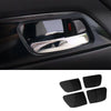 Honda Accord Steel Brushed Black Window Lift Panel Cover Trim (2013–2017)