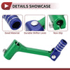 Bosuer Cheetah Green Blue Folding Gear Shifter Lever