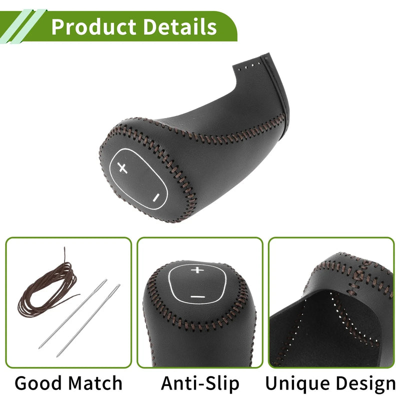 Chevrolet Cruze (2017-2019) Black / Brown Gear Shift Knob Cover