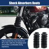 Harley Pair 39mm Fork Covers Front Gaiters Shock Boots