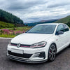 VW Golf 7.5 MK7.5 GTI R (2017-2019) Carbon Look Front Lip Spoiler Kit