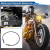 Motorcycle Brake Clutch Nylon SS Wire Braid PU 80cm Oil Hose Line