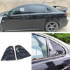 Lancer EVO Car Quarter Window Louver Shutter Covers (2009-2016)