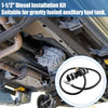 Ford & Chevrolet 1-1/2" Auxiliary Diesel Fuel Tank Install Kit