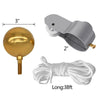 Flag Pole Truck Pulley Halyard Cleat Clips Rope  Model