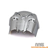 Harley Dyna Softail Fat Boy Chrome Skull Trumpet Horn Cover (1992-2013)