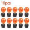 Cars 10 Pack 3157 Clear Amber Tail Signal Brake Light Bulbs