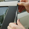 Black U-Shape Car Door Moulding Rubber Strip Trim Guard Edge Protector Cover
