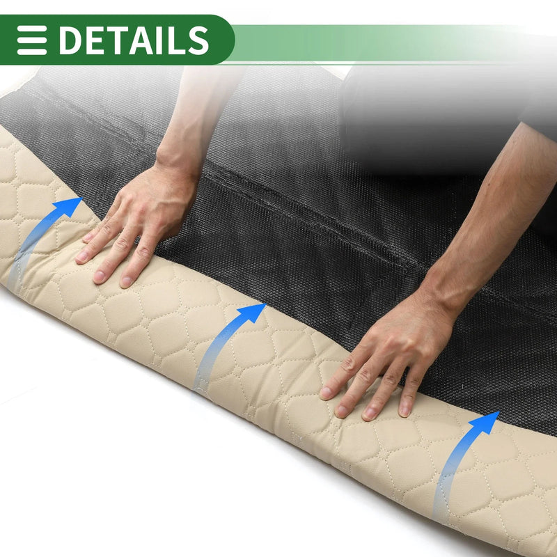 Honda CR-V 2007-2011 3D Circular Pattern Beige Cargo Liner Rear Trunk Mat