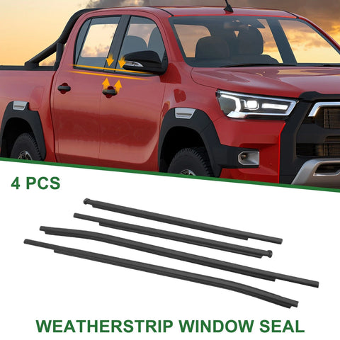 Toyota Hilux 4 x Weatherstrip Window Seal (2015)