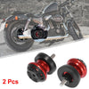 Honda Motorcycle 2 x 8mm M8x1.25 Red CNC Swing Arm Spools