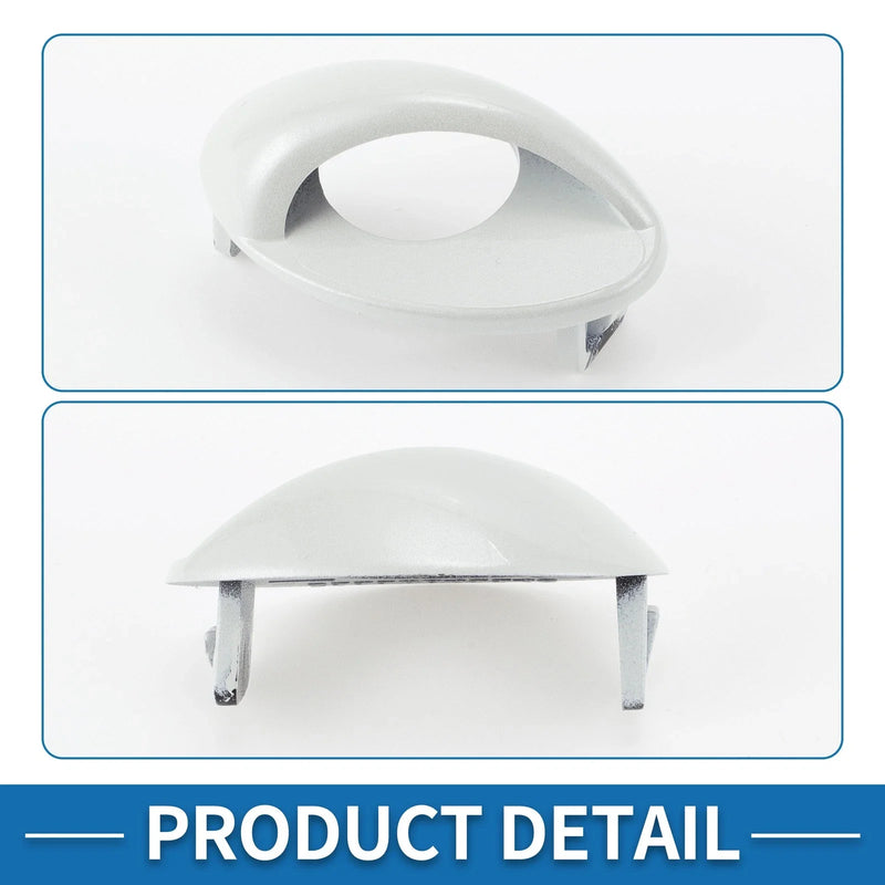 BMW M3 White Front Right Side Bumper Headlight Washer Nozzle Cover Cap (2008-2013)