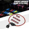 Car 40A Mini Blade Style Fuse Set with 12 AWG Holder