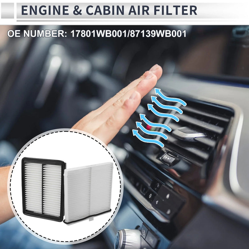 Toyota Yaris 1.5L Engine Cabin Air Filter Combo (2019–2020)