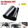 Car Sun Visor Strip Tint Solar Film Front Glass Windshield Anti-UV Shade