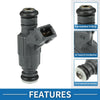 Ford Explorer 1997-2000 4.0L Black 1 x Piece Fuel Injector