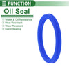 Automotive Oil Seal 53x63x6mm Rotary Shaft Seal TPU Blue 5 Pcs