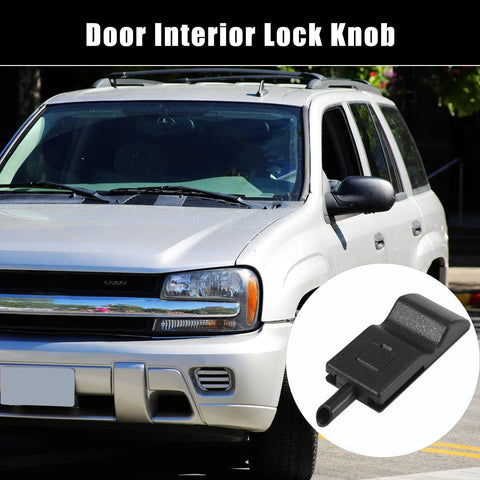 Chevrolet Silverado & GMC Sierra Door Lock Knob Front Rear Black