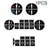 Car Set AC Dash Button Repair Kit Decal Stickers